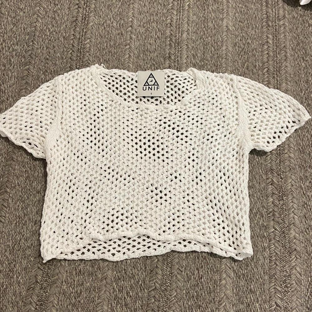 UNIF White crop top